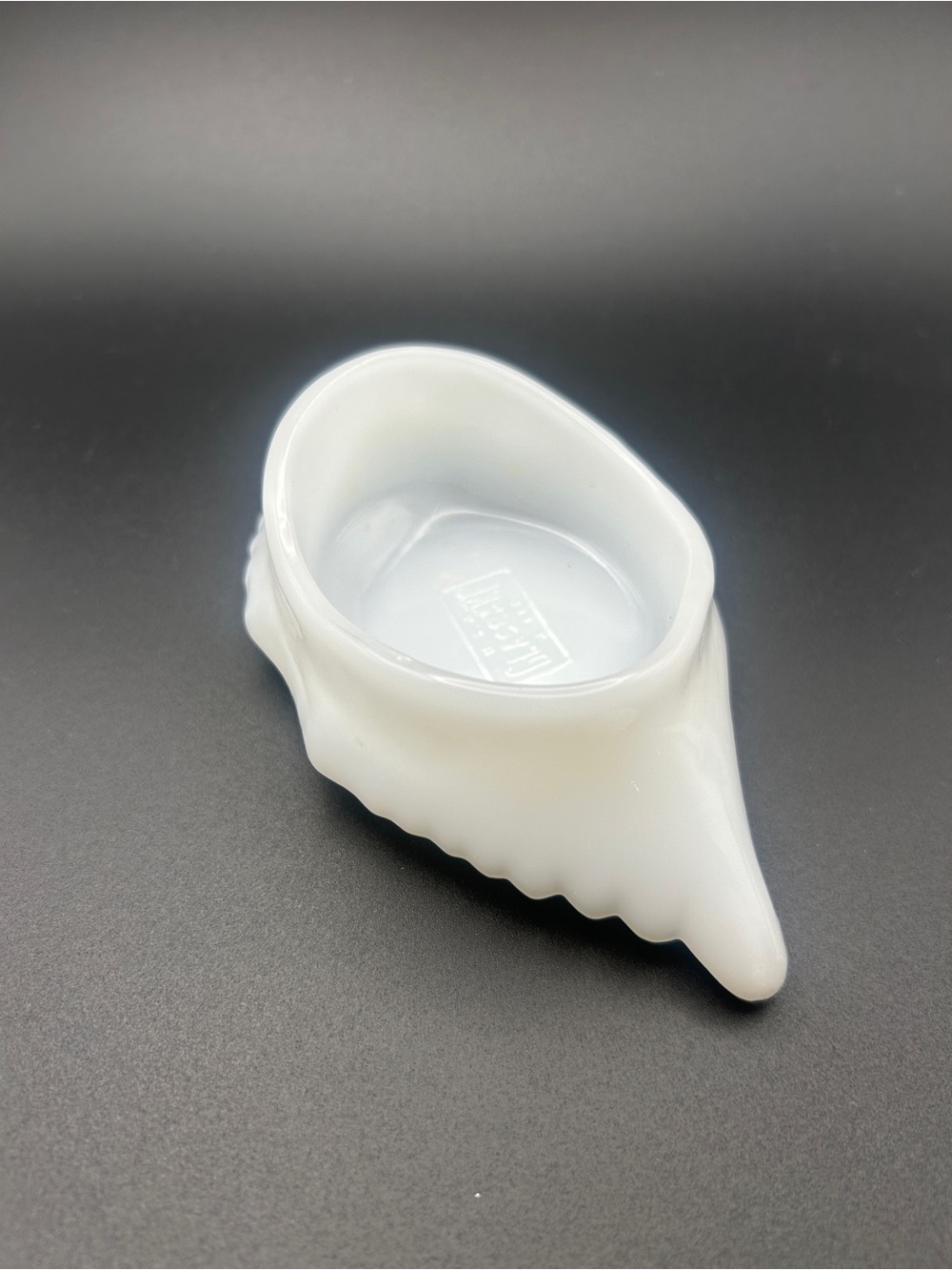 Glasbake USA Single Deviled Crab Baking Dish Vintage Milkglass Single Serve